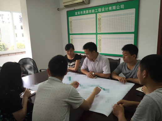 積極進(jìn)步，設(shè)計(jì)公司組織新員工學(xué)習(xí)掌握全市供水概況