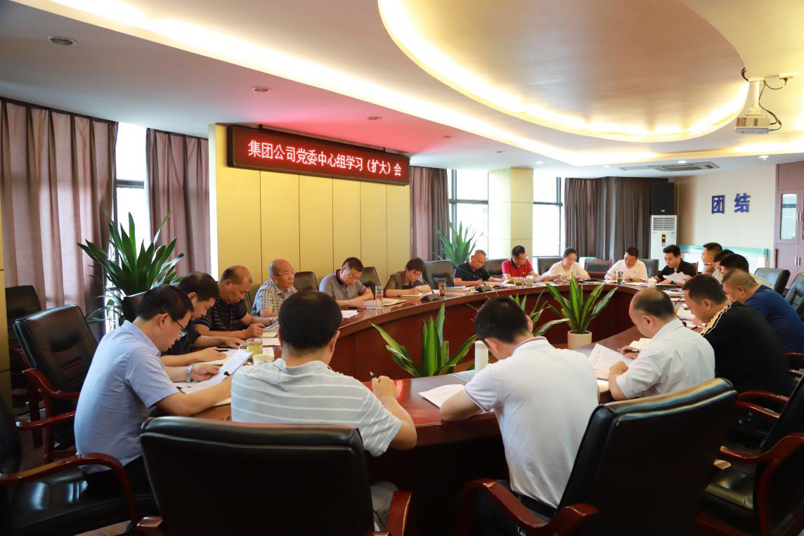 集團(tuán)公司黨委召開理論學(xué)習(xí)中心組（擴大）會議